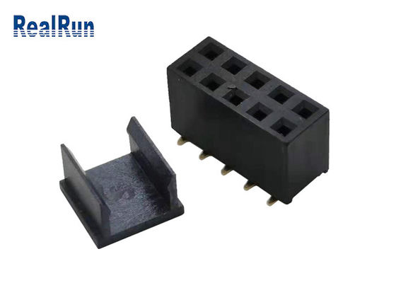 LCP PA6T 30mのオーム女性ヘッダーのコネクターH7.1 SMD 2×5 Pin ISO9001