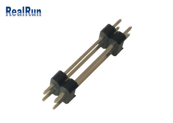 PA6T DC 0.75 PinヘッダーのコネクターH2.5 4P PCBの男性DC 0.75Aをはんだ付けしなさい