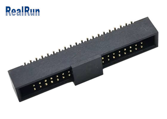 LCP帽子が付いている真鍮PA6TヘッダーのIdcのコネクターの男性40 Pin SMD Pin箱DC2A