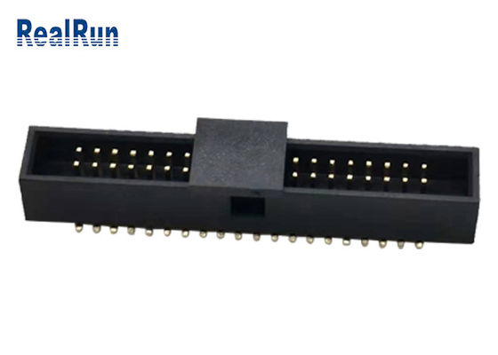 LCP帽子が付いている真鍮PA6TヘッダーのIdcのコネクターの男性40 Pin SMD Pin箱DC2A