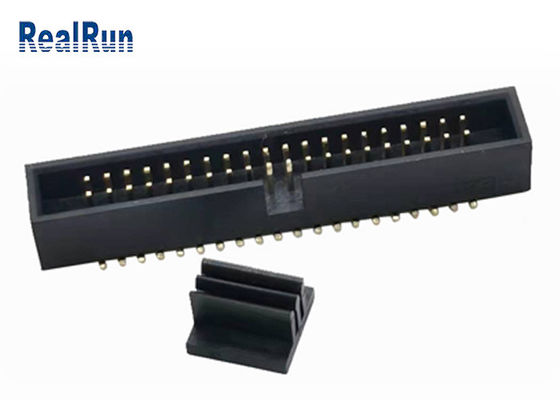 LCP帽子が付いている真鍮PA6TヘッダーのIdcのコネクターの男性40 Pin SMD Pin箱DC2A