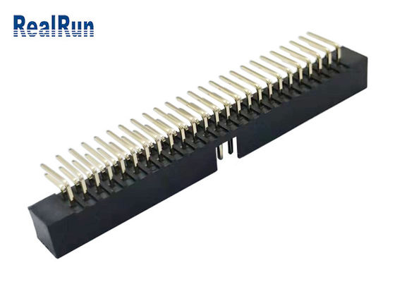 PA6T UL94V-0 IDC箱ヘッダー50Pの倍の列はPin SGSを覆った
