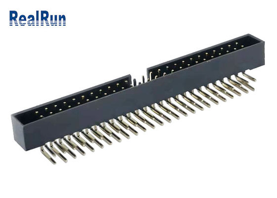 PA6T UL94V-0 IDC箱ヘッダー50Pの倍の列はPin SGSを覆った