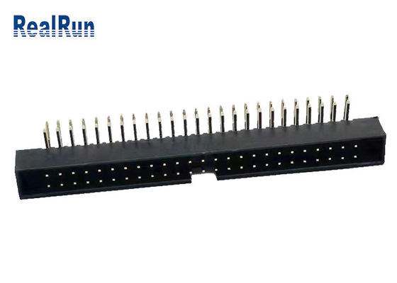 PA6T UL94V-0 IDC箱ヘッダー50Pの倍の列はPin SGSを覆った