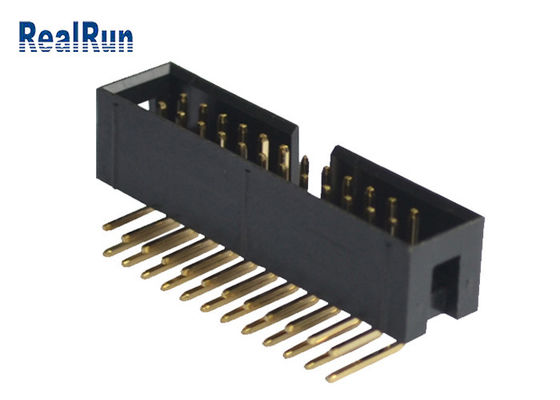 真鍮PA6T箱ヘッダーのコネクターUL94V-0 PBT R/A 24のPin DC3A LCP