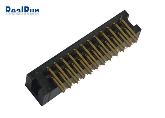 真鍮PA6T箱ヘッダーのコネクターUL94V-0 PBT R/A 24のPin DC3A LCP
