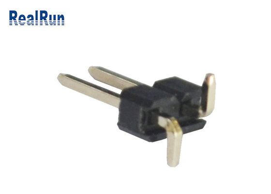 NI SMT Pinヘッダーの酸化抵抗2 Pinの単一の列PA6T上のAu