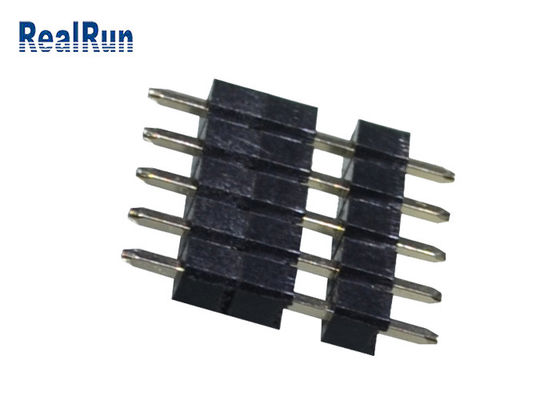 5P真鍮のプラスチックTHT PCBのはんだのコネクターのまっすぐなすくいPinヘッダーPBT LCP
