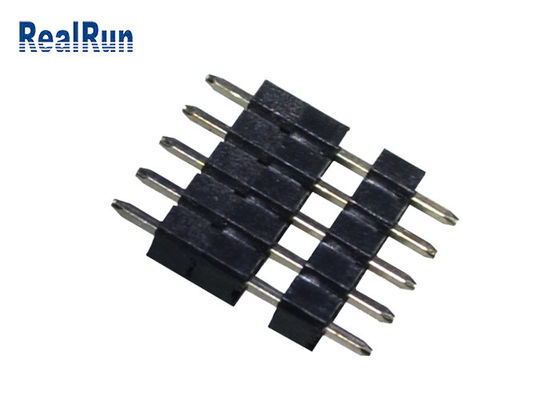 5P真鍮のプラスチックTHT PCBのはんだのコネクターのまっすぐなすくいPinヘッダーPBT LCP
