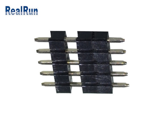 5P真鍮のプラスチックTHT PCBのはんだのコネクターのまっすぐなすくいPinヘッダーPBT LCP