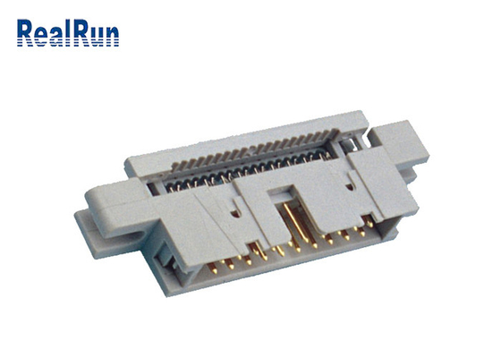 覆われたひだワイヤーとの2×8Pイジェクター ヘッダーのコネクターLCP PBT 2.54 Idc