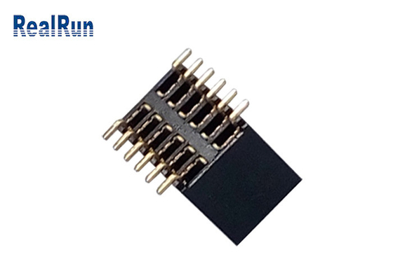 PA6T女性ヘッダーのコネクター1.27mmピッチSMDのタイプ蛍光体の銅の接触