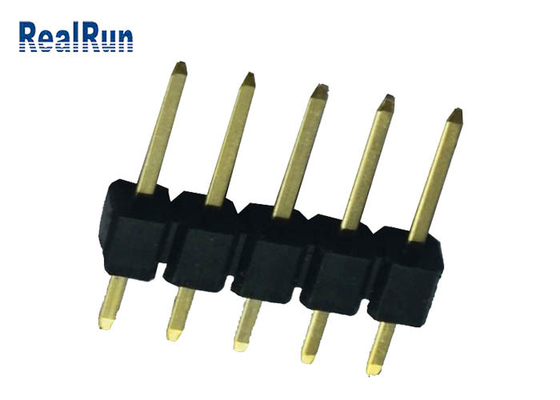 PCB Pinヘッダーのコネクター2.54 mmピッチの真鍮の接触のはんだ終了