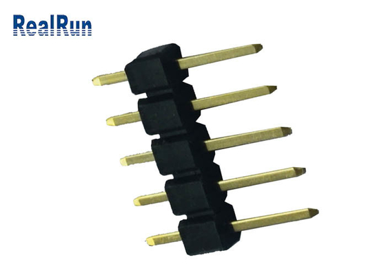 PCB Pinヘッダーのコネクター2.54 mmピッチの真鍮の接触のはんだ終了