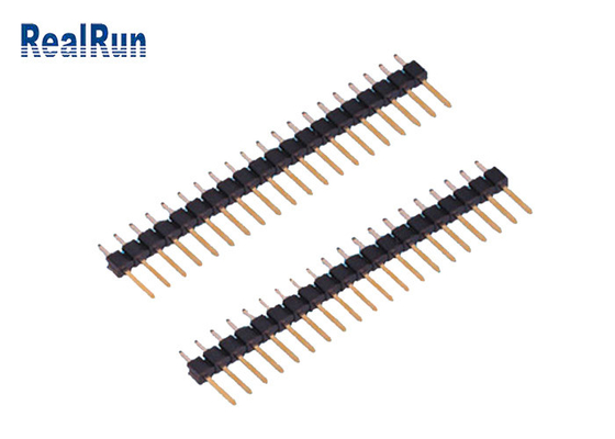 PA6T PBT 20P Pinヘッダーのコネクターのまっすぐな単一の列2.54 Mmピッチ ヘッダー