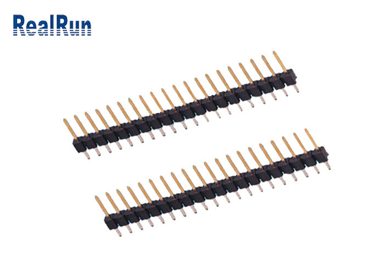 PA6T PBT 20P Pinヘッダーのコネクターのまっすぐな単一の列2.54 Mmピッチ ヘッダー