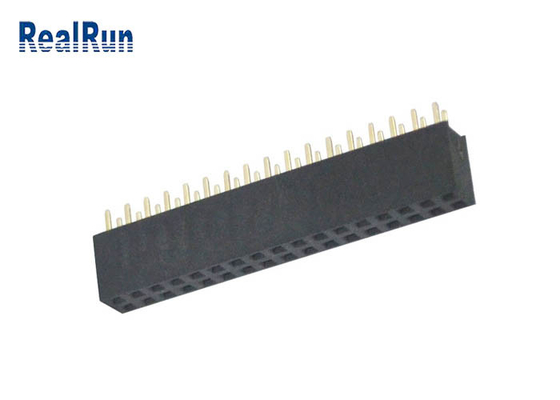PCBヘッダーのコネクター2.0mmの二重列Pinヘッダーに乗る板