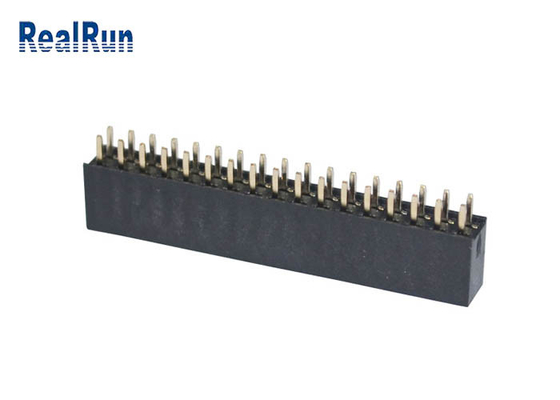 PCBヘッダーのコネクター2.0mmの二重列Pinヘッダーに乗る板