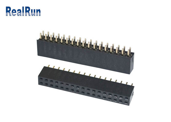 PCBヘッダーのコネクター2.0mmの二重列Pinヘッダーに乗る板