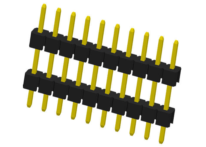 DC500V SMT Pinヘッダーのコネクターの単一の列2.0mmの高さPCBのピン コネクタ