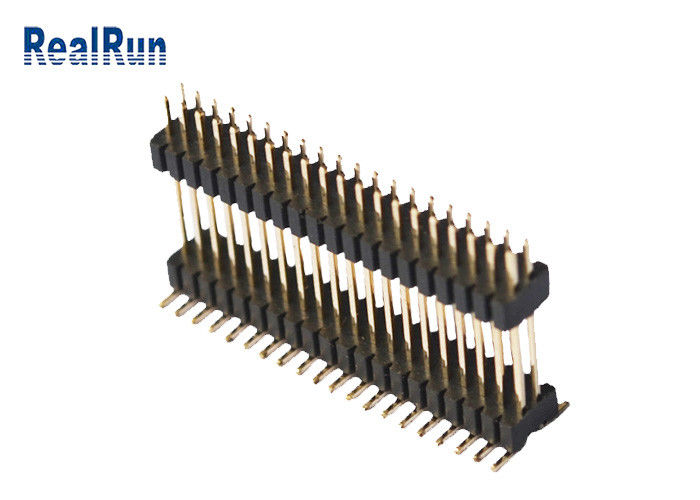 二重層40P PA6Tの絶縁体Pinヘッダーのコネクター1.0*1.5mm
