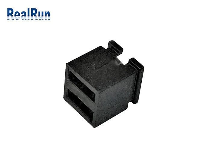 2*2P 3.0AMP PBT 4 Pinヘッダーのコネクターの開いたジャンパーの帽子2.54mmピッチ