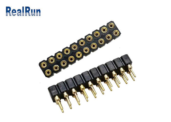 PBT 2.54mmのすくいPinの女性ヘッダー20 Pinの二重列のソケットのコネクター