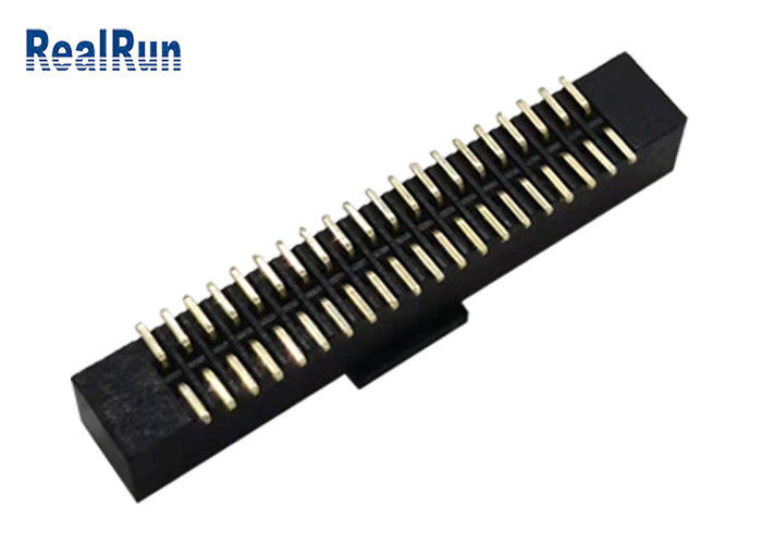 LCP帽子が付いている真鍮PA6TヘッダーのIdcのコネクターの男性40 Pin SMD Pin箱DC2A
