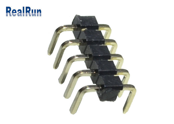 PBT真鍮Pinヘッダーのコネクター2.54mm Uのタイプ ターミナルLCP SGSのはんだ