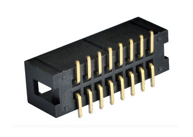 男性箱ヘッダーのコネクター2.54mmピッチSMTのタイプPBT/PA6Tの絶縁体材料