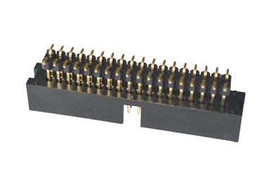二重プラスチックの箱ヘッダー タイプ2.54 MmのSMTのPCB板金のフラッシュ3.0AMP