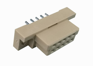 180程度DIN 41612のコネクター2の列ヘッダー2x5 ピンの真鍮の接触材料