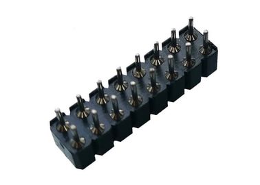 女性ピンヘッダーのコネクターのすくいPPS 2.54mm 180° UL94V 0のあたりで機械で造られる