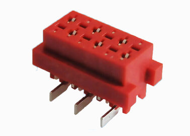 6つのピンの出版物のケーブル タイプに乗る女性ヘッダーIDC Connector1.27mmワイヤー